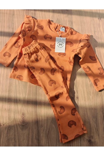 Fitilli Kız Cocuk Tayt Takım