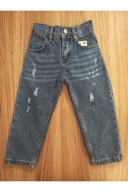 Erkek Çocuk Yıkamalı Jean