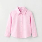 KETEN KIZ PEMBE GÖMLEK